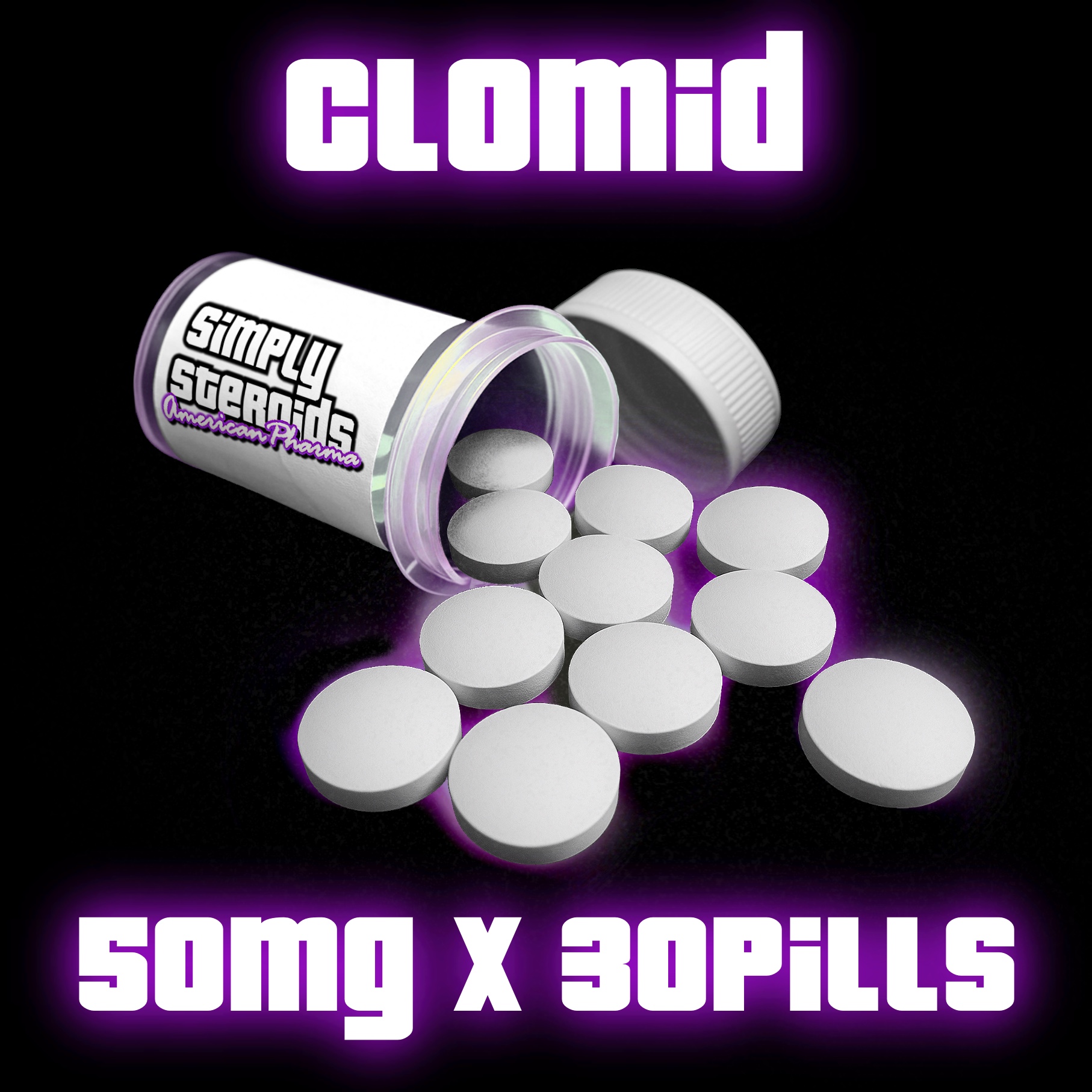 Clomid 50mg x 30 Pills