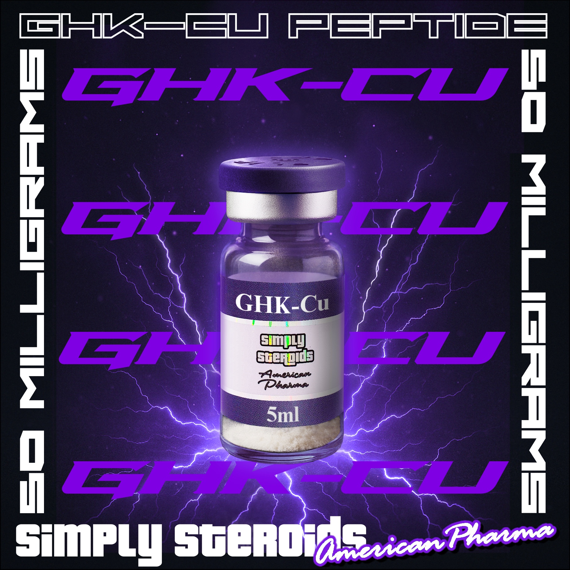 GHK-Cu – 50mg Vial