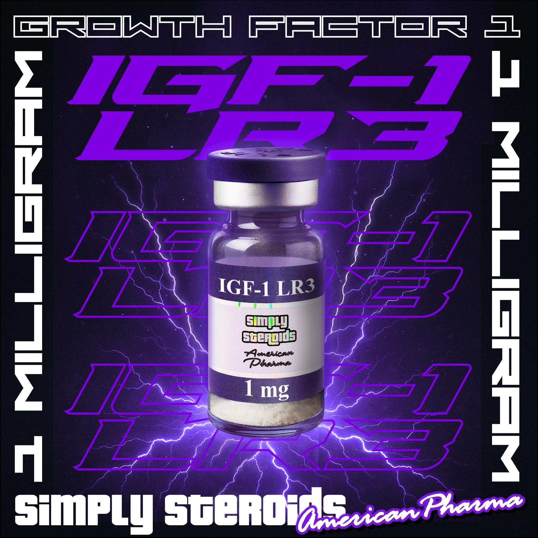 IGF-1 LR3 – 1mg Vial