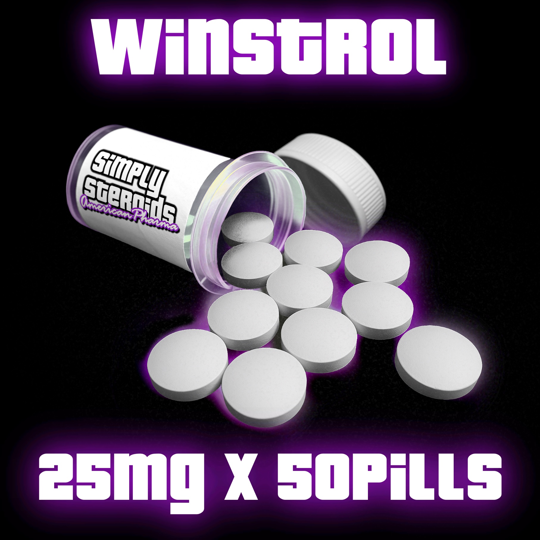 Winstrol (Stanozolol) 25mg x 50 Pills